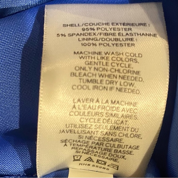 Express Cobalt Blue Spaghetti Strap Midi Dress Small NWOT - Picture 11 of 11